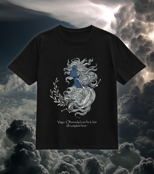 Virgo Zodiac Graphic T-Shirt – “I Can Fix It”